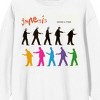 Genesis Never A Time Multicolor Album Art Crew Neck Long Sleeve Women's White Sweatshirt - 2 of 3