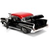 1957 Chevrolet Bel Air Black with Red Top "Pete's Auto Body: Black Widow" "Bigtime Muscle" Series 1/24 Diecast Model Car by Jada - 4 of 4