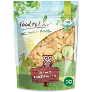 Organic Toasted Blanched Sliced Almonds - by Food To Live - 1 of 4
