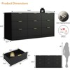 RISOKEYS 9-Drawer Dresser,with Wide Chest of Drawers & Smooth Gliding System - Storage Organizer for Bedroom,Living Room Anti-Tip for Families - 3 of 4