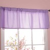 Everyday Kids Light Purple 60x15” Window Valance for Toddler & Baby Girls Bedrooms — Lavender Window Décor - 3 of 4