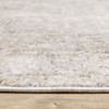 Nirvan Industrial Abstract Indoor Area Rug Ivory/Gray - Captiv8e Designs - 4 of 4