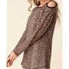 Women's Shimmering Leopard Top - Blumin - 2 of 3