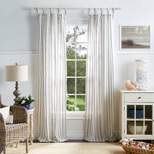 2pk Sheer Laguna Striped Window Curtain Panels - Martha Stewart