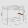 KWPZQEB Full Size Metal Bunk Bed with Charging Socket, Bunk Bed with Built-in Desk, Safety Guardrails & Ladder, Easy Assembly, No Box Spring Needed - 4 of 4
