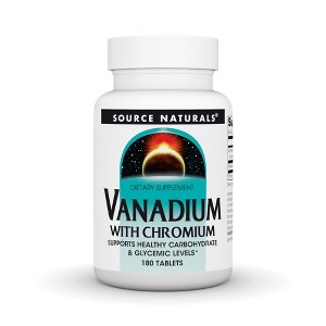 Vanadium With Chromium by Source Naturals, Inc.  -  180 Tablet - 1 of 3