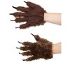 HalloweenCostumes.com   Brown Wolf Animal Costume Paws for Adults and Kids, Brown - 2 of 2