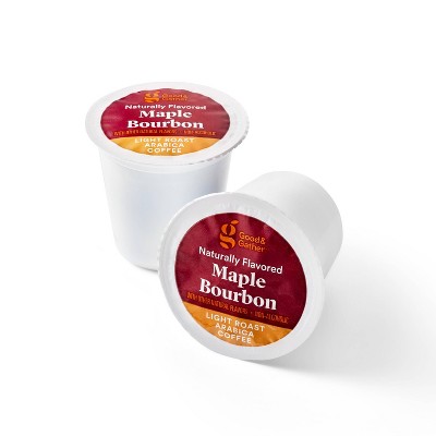 Naturally Flavored Maple Bourbon Light Roast Coffee Pods - 16ct - Good & Gather™