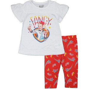 Nickelodeon Toddler/Little Girl's JoJo Siwa T-Shirt and Capri Legging Sets - 1 of 4