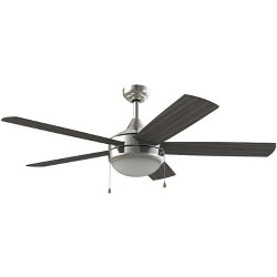 54 Prestige Key Biscayne Weathered Zinc Ceiling Fan With