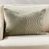 Plum & Post Otis Pinstripe Lumbar Pillow - 2 of 4