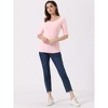 INSPIRE CHIC Women's Half Sleeves Scoop Neck Fitted Layering Soft T-Shirt - 3 of 4
