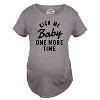 Maternity Kick Me Baby One More Time T Shirt Funny Pregnant Song Lyrics Tee - Crazy Dog Maternity T Shirt - 3 of 4