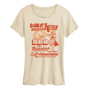 Women's - Star Wars - Boba Bbq Short Sleeve Graphic T-Shirt - 1 of 4