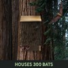 Uncle Dunkels Wooden Bat House; OBC Endorsed Rustic Handmade Bat Shelter Box - 4 of 4