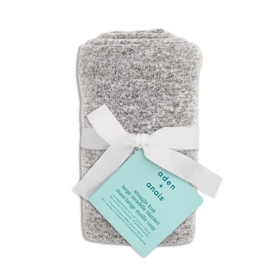 aden by aden + anais Essentials Snuggle Kit Swaddle Blanket - Heather Gray