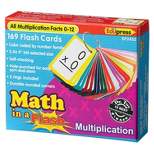 Edupress Math in a Flash Color-Coded Multiplication Flash Cards, 169 Cards
