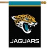 Briarwood Lane Jacksonville Jaguars House Flag NFL Licensed 28" x 40" - 2 of 4