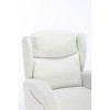 NicBex Velvet Glider Rocking Chair, Upholstered Nursery Rocking Chairs with High Backrest,Modern Rocking Chair,Nursing Chair for Bedroom - 4 of 4
