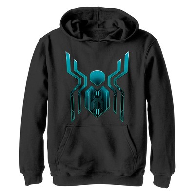 Boy s Marvel Spider man Far From Home Modern Logo Pull Over Hoodie Target