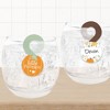 Big Dot of Happiness Little Pumpkin - Fall Birthday Party or Baby Shower Paper Beverage Markers for Glasses - Drink Tags - Set of 24 - 3 of 4