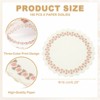 Unique Bargains Wedding Christmas Decoration Round Food Lace Trim Paper Placemats - 2 of 4