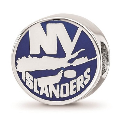 Black Bow Jewelry Sterling Silver New York Islanders NHL Bead Charm