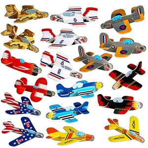 ArtCreativity Bulk Foam Airplane Gliders (Pack of 72) - 1 of 4