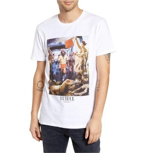 Elevenparis Mens Lutece Graphic T-Shirt, White, XX-Large - 1 of 1