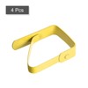 Unique Bargains 420 Stainless Steel Outdoor Restaurant Picnic Tablecloth Clips 4 Pcs - 3 of 4