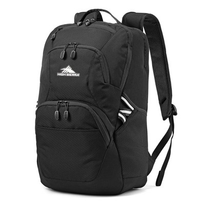 High Sierra Swoop SG School Backpack Book Bag Travel Laptop Bag with Drop Protection Pocket, Tablet Sleeve, and 360 Reflectivity