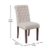 Flash Furniture HERCULES Series Parsons Chair with Rolled Back, Accent Nail Trim - image 4 of 4