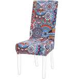 Dining Chair Covers Stool Slipcover Stretch Spandex Chair Protectors Short Kitchen Chair Seat Cover Multicolor M