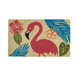 Split P Flamingo Coir Doormat - Beige 1'6''x2'6''