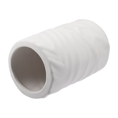 Unique Bargains Ceramic Aquarium Hideaway Rock Cave Fish Tank Decoration White 4.49"x2.99"x2.95"