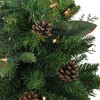 Northlight 4' Prelit Artificial Christmas Tree Medium Mixed Winter Pine Stake - Clear Lights - 2 of 3