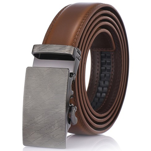 Gallery Seven - Men's Infinity Imprint Leather Ratchet  Belt - image 1 of 3