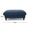 NicBex Modern 40.5" Square Ottomans Wood Footstools with Button Tufted Top for Bedroom and Living Room - 2 of 4