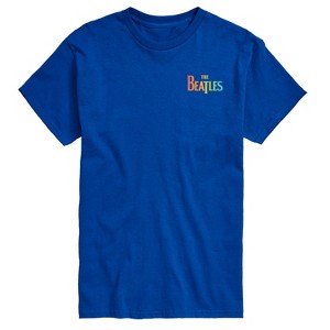 Men's - Beatles - Song Titles Collage Short Sleeve Graphic T-Shirt - 1 of 4