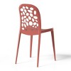 WestinTrends Playa Outdoor Modern Stackable Patio Dining Chairs (Set of 2) - 3 of 4