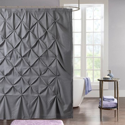 Hudson Pintuck Fabric Shower Curtain 72" x72" by Sweet Home Collection®