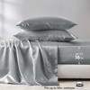 Lycvki 7 Piece Satin Luxury Sheet Set Split King - 2 of 4