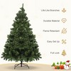 YARDSIGHT 6ft Full Fir Hinged Artificial Christmas Tree, Unlit Holiday Decoration with 480-Tips for Home, Office, and Party - 4 of 4
