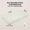 KeaBabies 2pk Isla Fitted Crib Sheets for Boys, Girls, Baby Crib Sheet, Fits Standard Nursery Crib Mattresses - 3 of 4