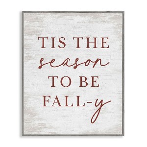 Stupell Industries Rustic Seasonal Fall Black Framed Giclee Art - 1 of 4