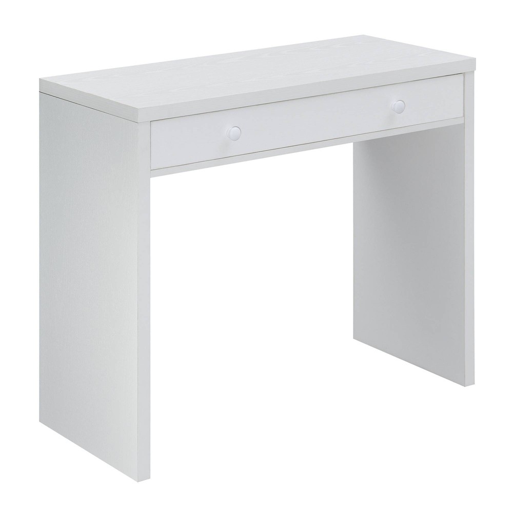 Photos - Office Desk 36" Northfield 1 Drawer Desk White - Breighton Home