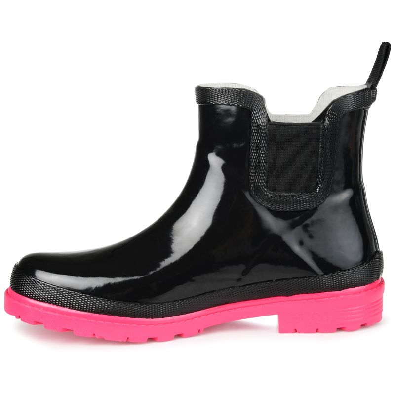 Journee Collection Womens Tekoa Block Heel Rain Boots, 3 of 11
