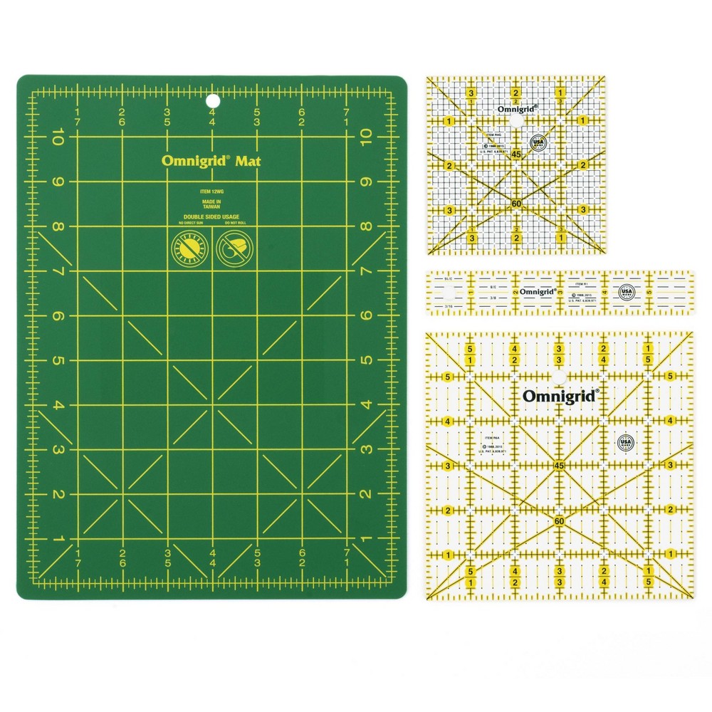 Photos - Accessory Omnigrid Mat & Rulers Quilting Travel Kit