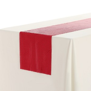 Unique Bargains Wedding Banquets Graduations Decoration Sequin Table Runner 1 Pack - 1 of 4