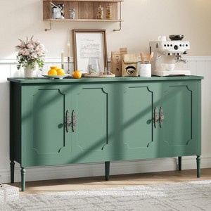 Sideboard Cabinet, Credenza Buffet Table Coffee Bar Wine Bar, Storage Cabinet with Adjustable Shelves for Kitchen, Coffee Bar, Living Room - 1 of 4
